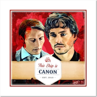 Hannigram - This Ship Is Canon Posters and Art